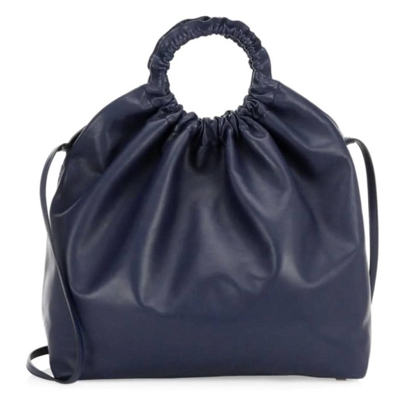 The Row XL Double Circle Lambskin Leather Tote - Picture 14 of 14